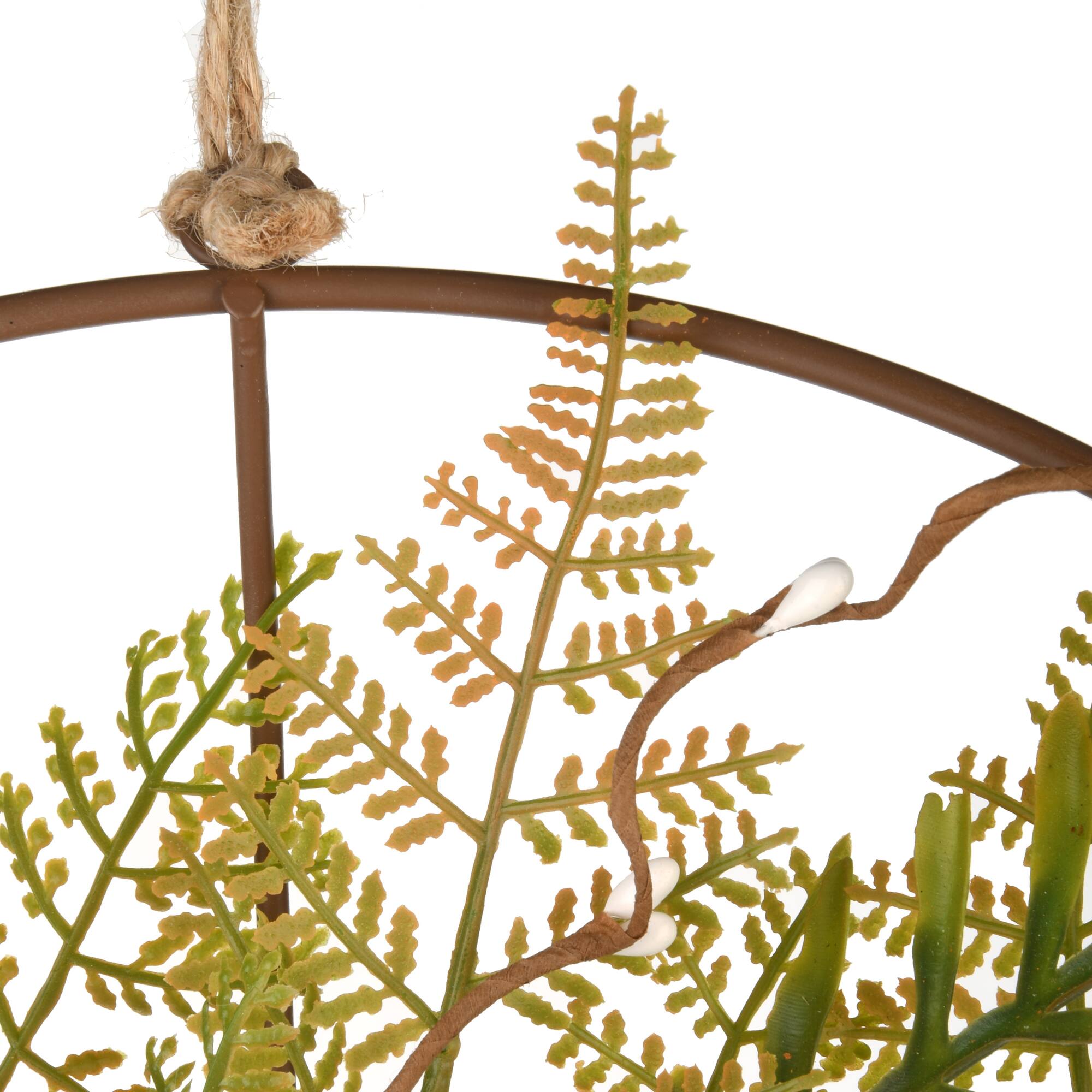 13" Harvest Flower Circular Decoration